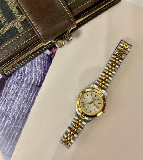 Citizen 西铁城 金银间石英手表 复...