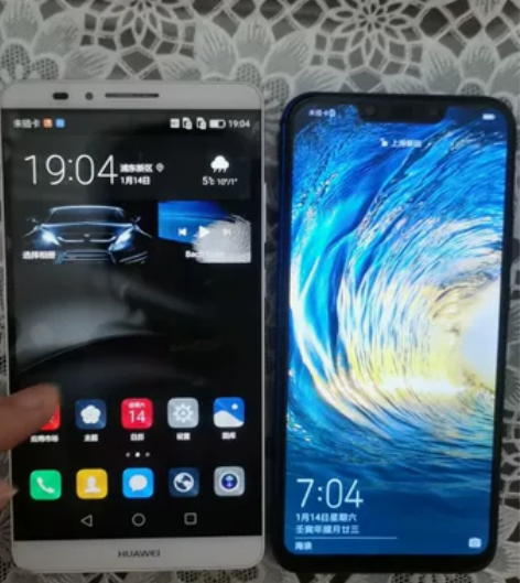 【致敬经典】两部华为手机，mate7（2+...