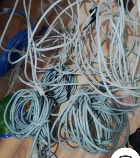 家里装修后多出的一堆网线 数量如图,50元...