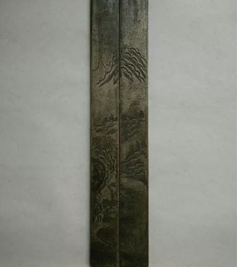 民国铜镇纸一对(有款),溥泉乡长赏玩,寿慈...