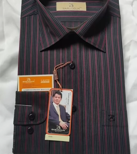 仓库清货工厂尾单正品名牌巴索敦男士衬衣全新...