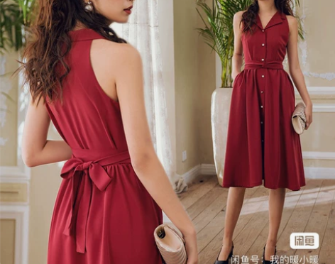 全新！全新！带吊牌！赫本风～夏款伞裙法式裙...