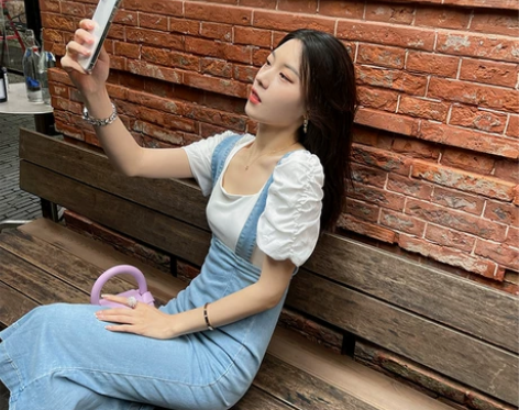 ZHUYIYI牛仔背带裙套装女夏时尚洋气时...