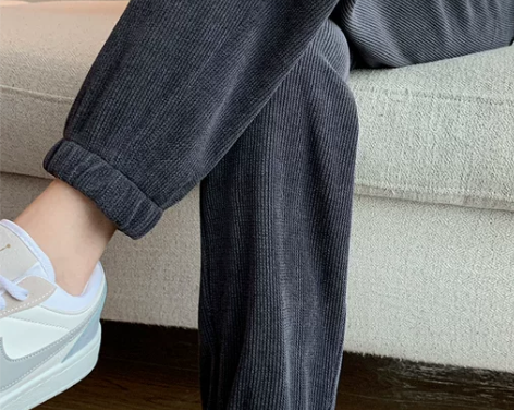 休闲裤女 休闲裤子灯芯绒运动裤女春秋季20...