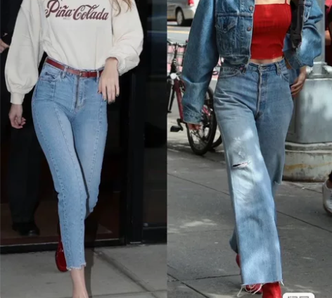 sndro同款gigi同款牛仔裤超级好穿好...