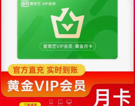 爱奇艺VIP黄金会员1个月iqiyi视频会...