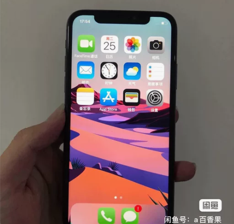 苹果x黑色64g iPhonex手机备用机...
