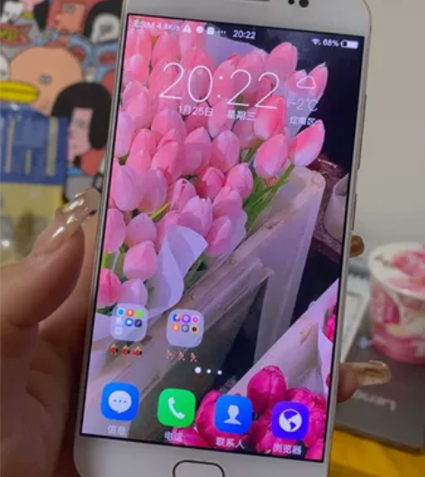 vivo X9L 玫瑰金 4+64G 学生...