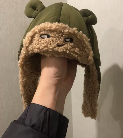 个人闲置正品儿童小云朵moimoln雷锋帽...