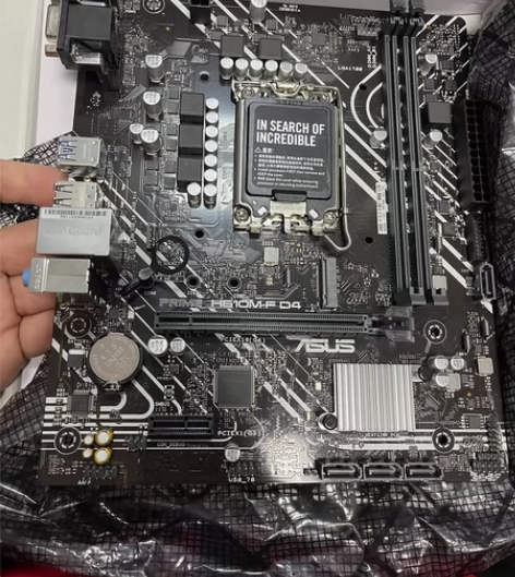 华硕 H610M - F D4台式机主板，...