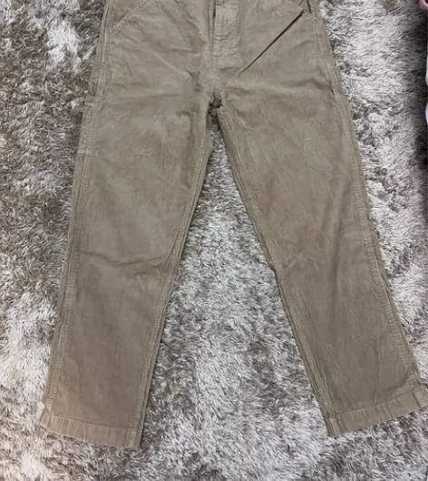 UNIQLO优衣库工装灯芯绒伐木裤 颜色:...