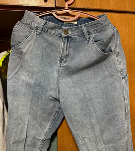 POP 男女潮牌牛仔裤 30码 76cm腰...