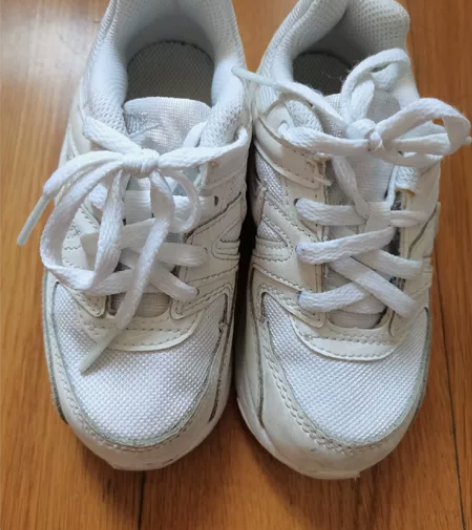 Nike AirMax幼童小白鞋9C约26...