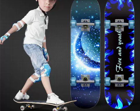 贵派仕四轮滑板青少年初学者滑板车