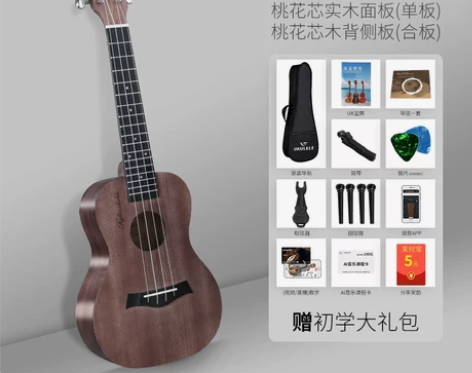 【春节不打烊】wellburn尤克里里女初...