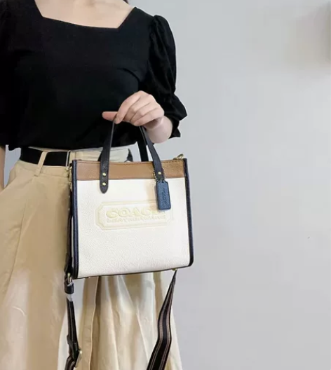 小众百搭中古通勤托特包女大容量购物袋单肩斜...