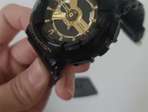 卡西欧baby-g黑金手表电子表，买来没怎...