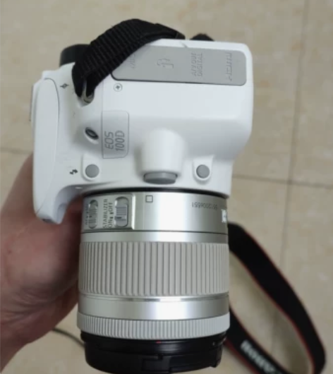 佳能100D白色 带18-55stm镜头 ...
