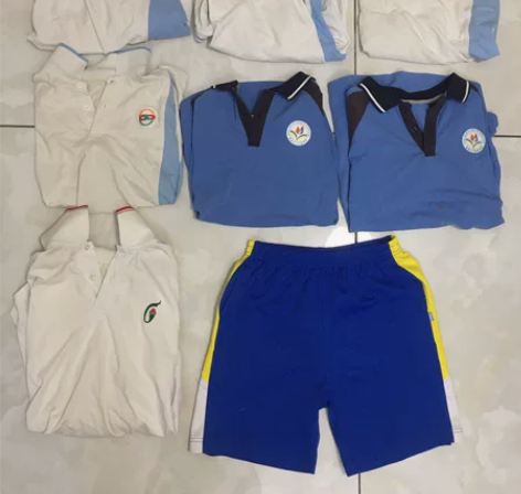 春节前清仓特价佛山中学生校服上衣短袖短裤多...