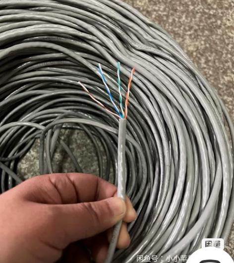 全新，5类8芯纯铜网线，50米一卷， ，特...