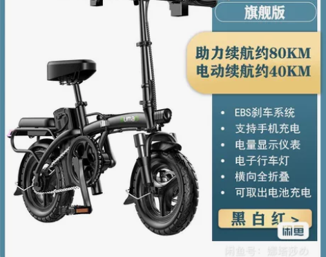 德国名顶国标折叠电动自行车小型代驾宝电动车...
