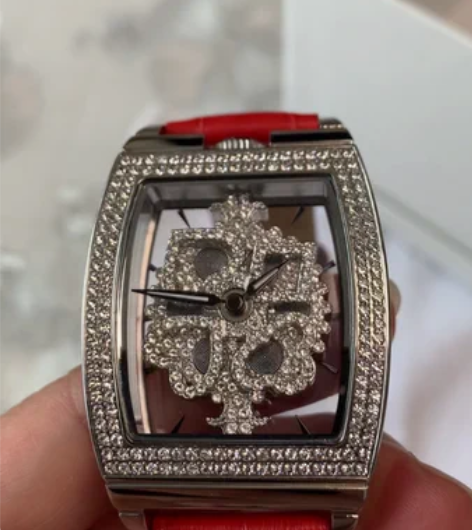 DAVENA蒂玮娜扑克女神时来运转手表女新...