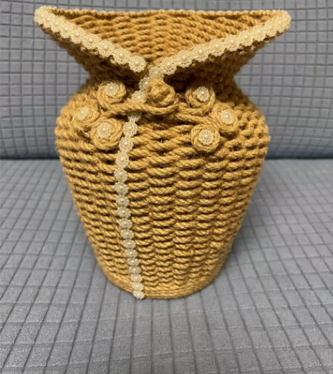 手工编织花篮有意者来 感兴趣的话点“我想要...