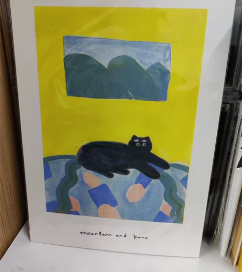 画展上买的装饰画，韩国画师，可布置家具 包...