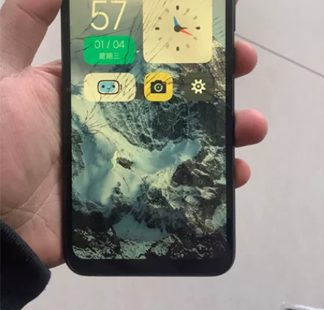 红米9a，无任何维修，原装屏，屏幕破裂，可...