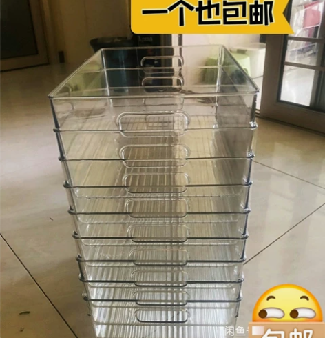 赔钱处理急出透明收纳盒透明储物盒零食收纳盒...