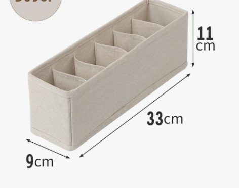 帝爱优家布艺衣收纳盒内衣袜子储物盒毛巾帽子...