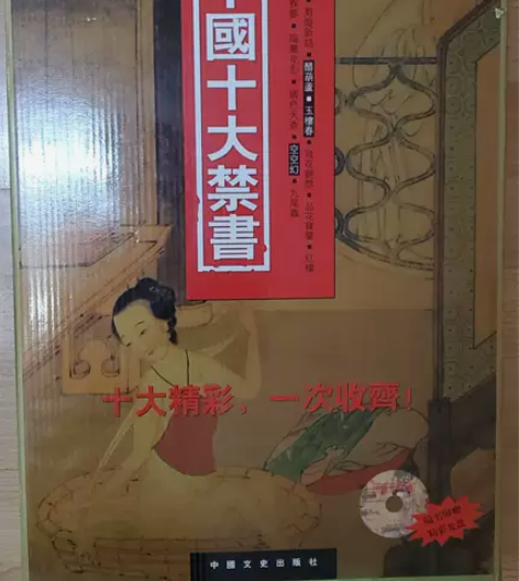 中国十大禁书，全新，共12册，包括红楼梦上...