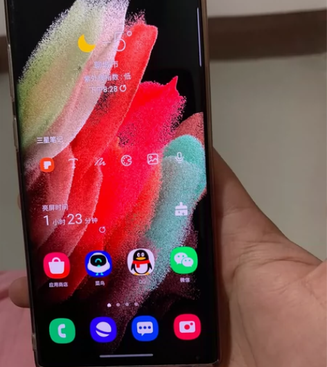 三星note10+美版 12+256屏幕两...