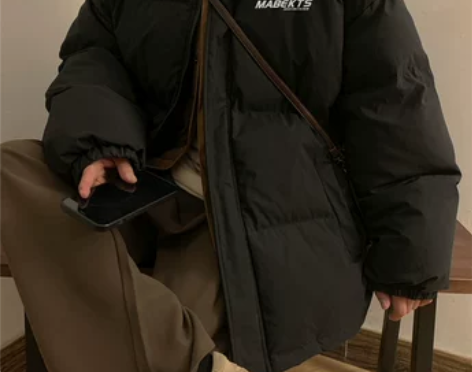 羽绒服男秋冬季棉服加厚外套2022新款立领...