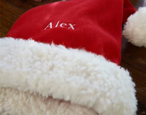 外贸圣诞帽超宽羊羔绒大胡子夜光婴儿儿童成人...