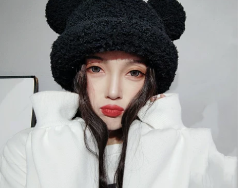 【年货价】秋冬帽子女可爱小熊耳朵泰迪毛绒帽...