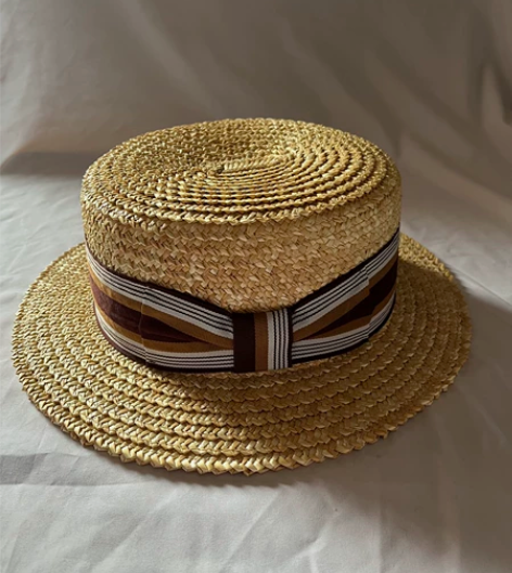 全新夏季复古草帽 匠人手工编织，花型独特法...