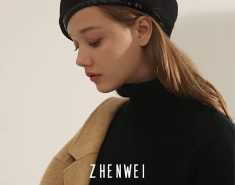 真蔚PU皮边毛呢大头围小头围贝雷帽女黑色秋...