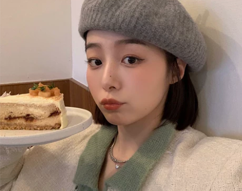 帽子女秋冬保暖贝雷帽女冬季英伦复古潮ins...