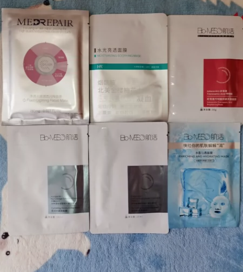 润百颜水光亮透肉肉面膜补水保湿玻尿酸华熙生...