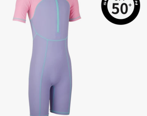 迪卡侬儿童游泳衣女泳裤男女童男童套装中大童...