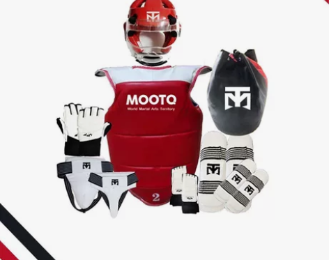 MOOTO跆拳道护具，全套装备，最多用了3...
