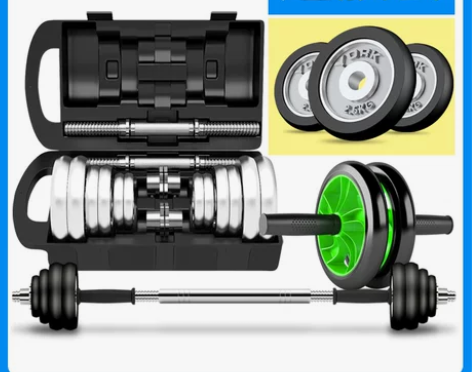 哑铃包邮 电镀20公斤15kg健身器材 男...