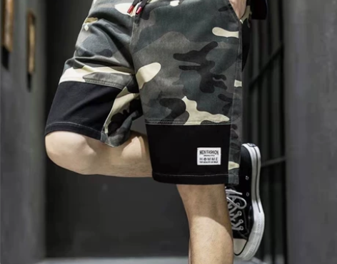 全新纯棉 男士五分裤夏季薄款短裤男外穿青年...