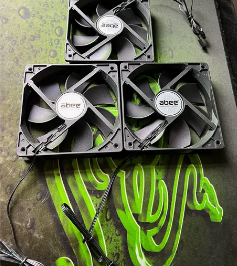 三个ABEE机箱风扇一口价!日本ABEE经...