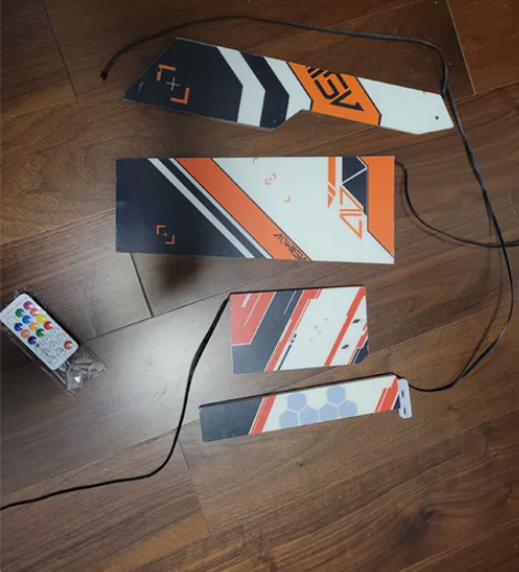 机箱灯板 玩嘉小咖定制灯板 带控制器 cs...