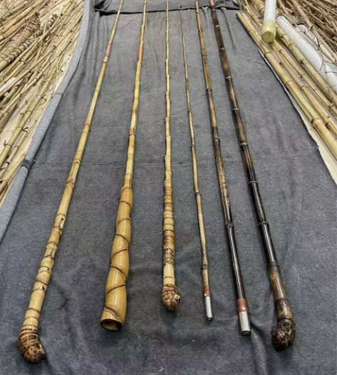 罗汉竹紫竹鱼竿 手工制作 路亚竿 冰钓竿，...