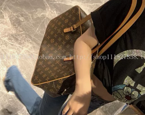 欧货老花女包大包包托特包大容量单肩斜跨手提...