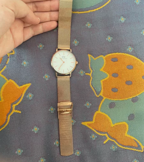 DW手表 表盘原装的 表带是自己另外配的 ...