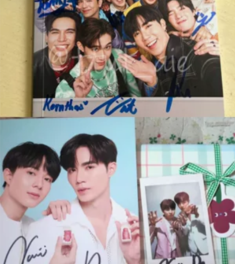 出zeenunew签名拍立得笔记本和dmd...